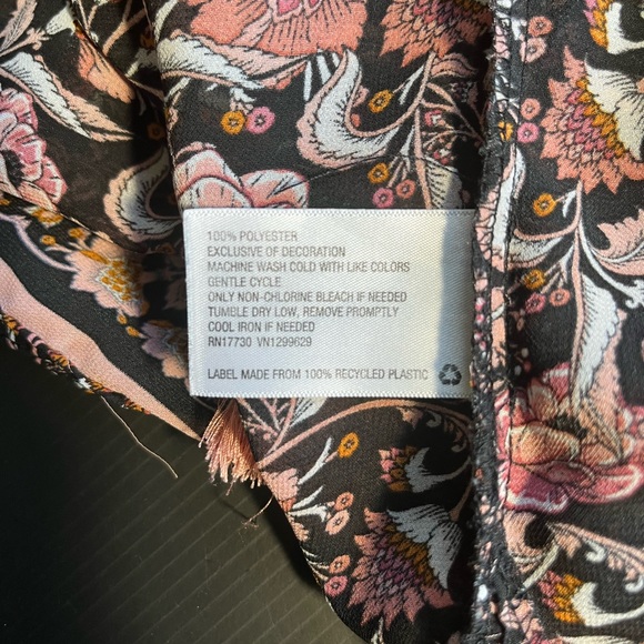 XHILARATION DUSTER JACKET SHEER WITH LOVELY DESIGN SIZE SMALL - Picture 8 of 8